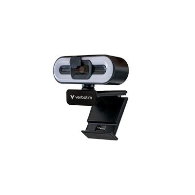 Verbatim 49579 Awc-02 Full Hd 1080P Autofocus Webcam With Microphone And Light 49579