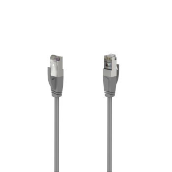Hama Network Cable Cat 5e 1Gbit/s F/UTP Shielded 10m Grey 00200671