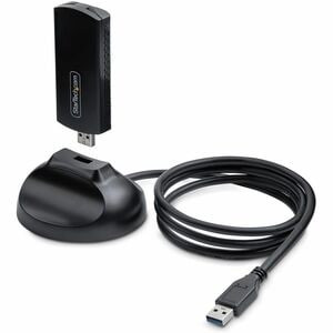 Startech Wi-Fi 6E Usb Adapter/Dongle for Desktop/Laptop Pc Wireless Nic Up To 24 AX54005A-USB-WIFI-6E