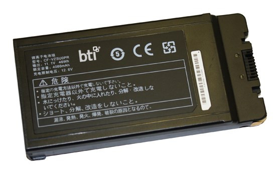 BTI 48Wh 6 cell CF-VZSU0PW compatible battery for PANASONIC TOUGHBOOK CF-54 TOUG CF-VZSU0PW-BTI