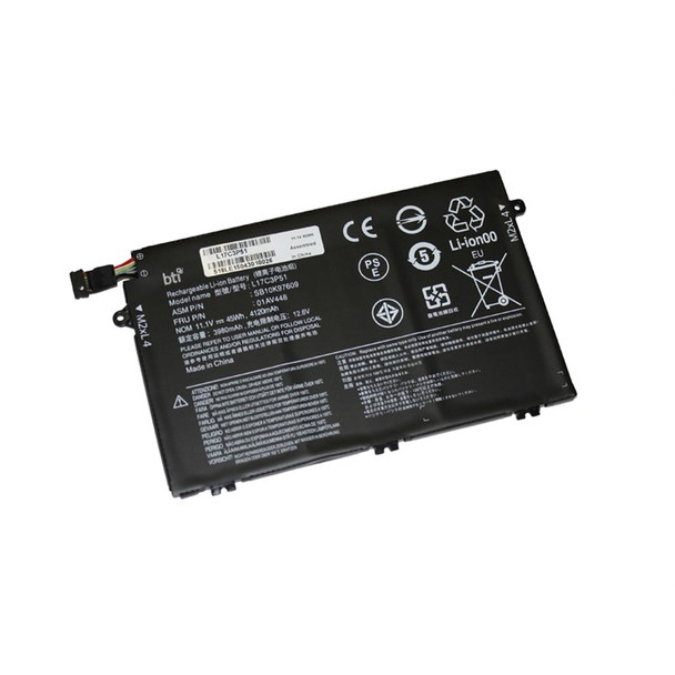 BTI SB10K79606 compatible 45Wh 3-cell battery for ThinkPad E14 E15 E480 E485 E49 SB10K79606-BTI