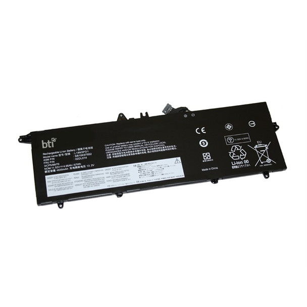 BTI L18M3PD2 compatible 57Wh 3-cell battery for ThinkPad T490s T14S T495S L18M3PD2-BTI