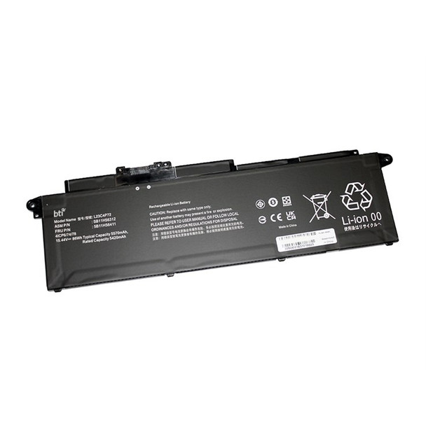 BTI L23M4P71 compatible 86Wh 4-cell battery for LENOVO THINKPAD P16S G4 T16 G3 G L23M4P71-BTI