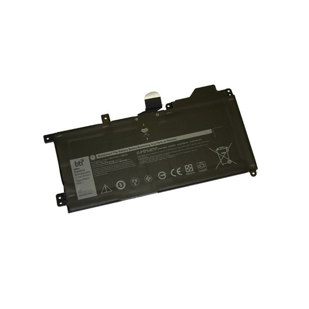 BTI KWWW4 compatible 38Wh 2-cell battery for Latitude 7210 KWWW4-BTI