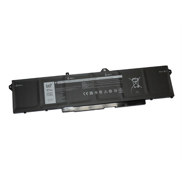 BTI CN-005RGW compatible 97Wh 6-cell battery for Dell Latitude 15 5521 Latitude CN-005RGW-BTI