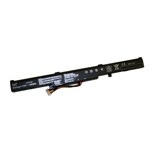 BTI Replacement 4 cell battery for Replacement cell battery for ASUS ROG G752W R A41N1501-BTI