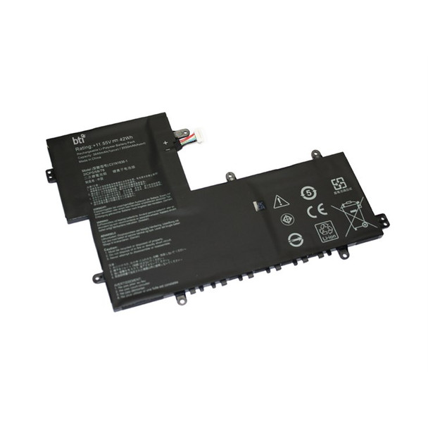 BTI 0B200-03370100 compatible 42Wh 3-cell battery for ASUS CHROMEBOOK FLIP C214 0B200-03370100-BTI