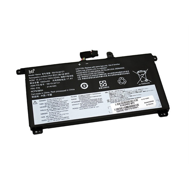 BTI 00UR892 compatible 32Wh 4-cell battery for THINKPAD T570 00UR892-BTI