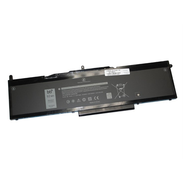 BTI VG93N compatible 92Wh 6-cell battery for Dell LATITUDE 15 5580 5590 5591 E55 VG93N-BTI