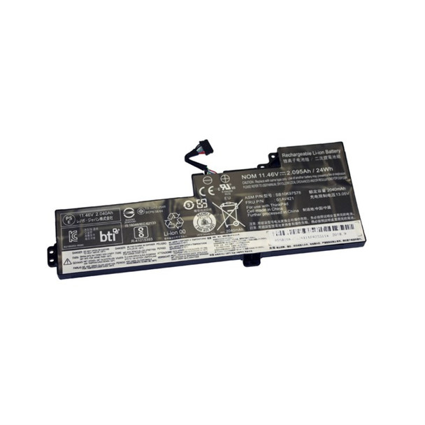 BTI 24Wh 3 cell 01AV421 compatible battery for LENOVO THINKPAD A485 THINKPAD A47 01AV419-BTI