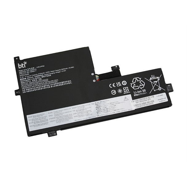 BTI 5B11B36314 compatible 42Wh 3-cell battery for LENOVO CHROMEBOOK 500E G3 100E 5B11B36314-BTI