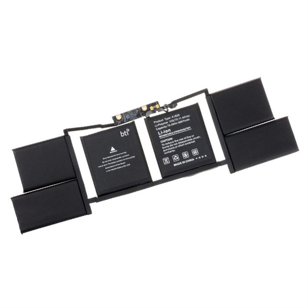 BTI 76Wh 6 cell A1820 compatible battery for APPLE MACBOOK PRO 15-" 2016 MLH32LL A1820-BTI