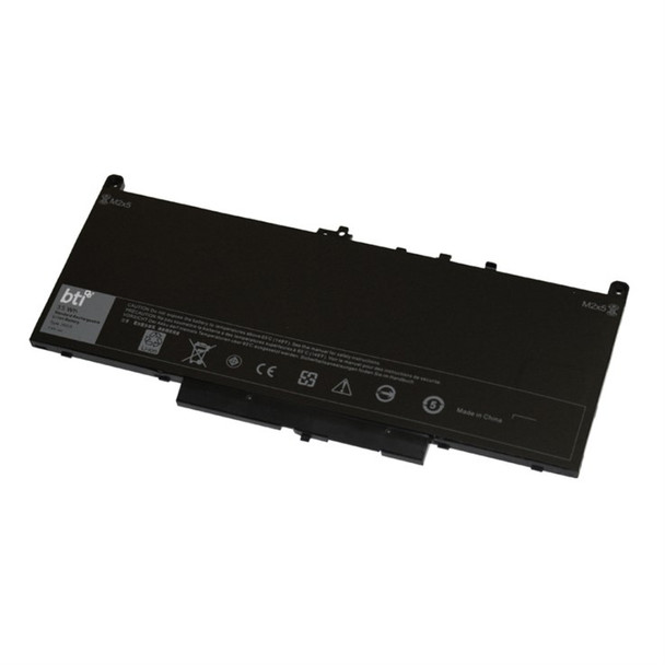 BTI Replacement battery for Dell Latitude E7270 E7470 4 Cell 54Wh Battery Type J GG4FM-BTI