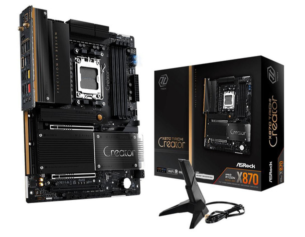 Asrock 90-MXBTE0-A0UAYZ X870 Taichi Creator Amd X870 90-MXBTE0-A0UAYZ