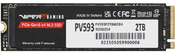 Patriot Memory PV593P2TBM28H Pv593 2 Tb M.2 Pci Express PV593P2TBM28H