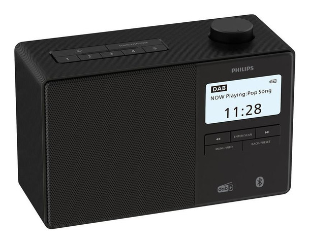 Philips TAR5600/00 Radio Clock Digital Black TAR5600/00