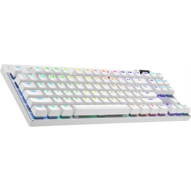 Logitech G PRO X TKL keyboard RF Wireless + Bluetooth QWERTY  English White 920-012147