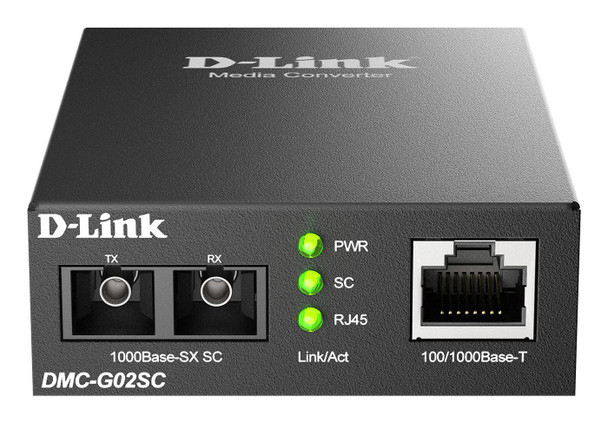 D-Link DMC-G02SC/E 100/1000Base-t to 1000Base-SX DMC-G02SC/E