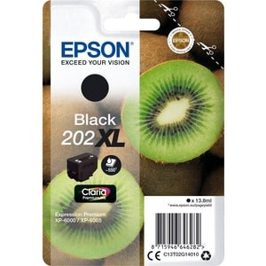 Epson Kiwi Singlepack Black 202Xl Claria Premium Ink. Cartridge Capacity: High X C13T02G14010