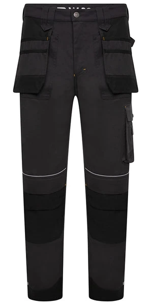 Jcb Workwear Trade Holster Trousers Black Size 44 D+2H-44