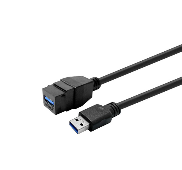Vivolink PROKEYUSB3AFM1B Keystone Black USB3.0 PROKEYUSB3AFM1B