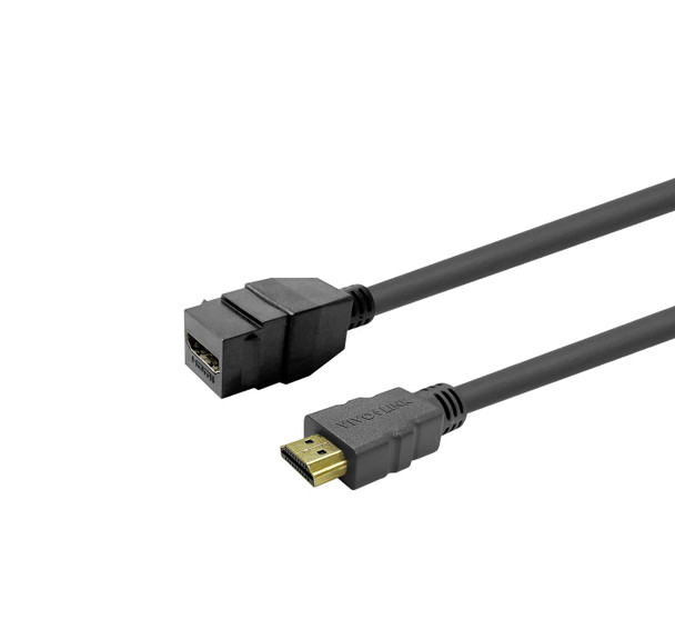 Vivolink PROKEYHDMIFM2B Keystone Black HDMI Female to PROKEYHDMIFM2B