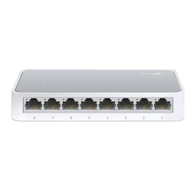 Tp-Link TL-SF1008D 8-Port Unmanaged Desktop Fast Ethernet Switch TL-SF1008D