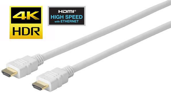 VivoLink PROHDMIHD7.5W Pro HDMI White Cable 7.5 Meter PROHDMIHD7.5W
