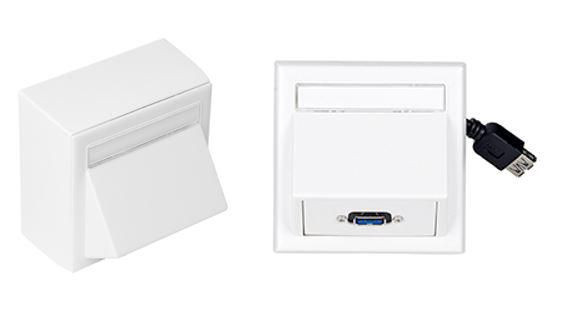 VivoLink WI221185 Wall Connection Box USB 3.0 WI221185