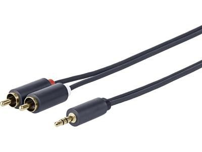 VivoLink PROMJRCA0.5 3.5MM - 2 X RCA M-M 0.5 Meter PROMJRCA0.5