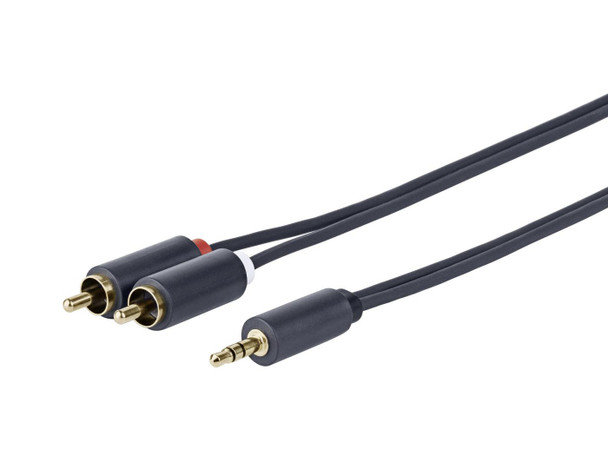 VivoLink PROMJRCA1.5 3.5MM - 2 X RCA M-M 1.5 Meter PROMJRCA1.5