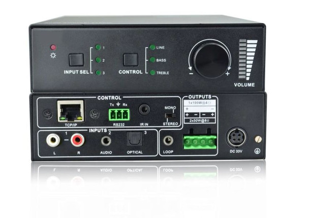 VivoLink VL120005 Audio amplifier 2x50W VL120005