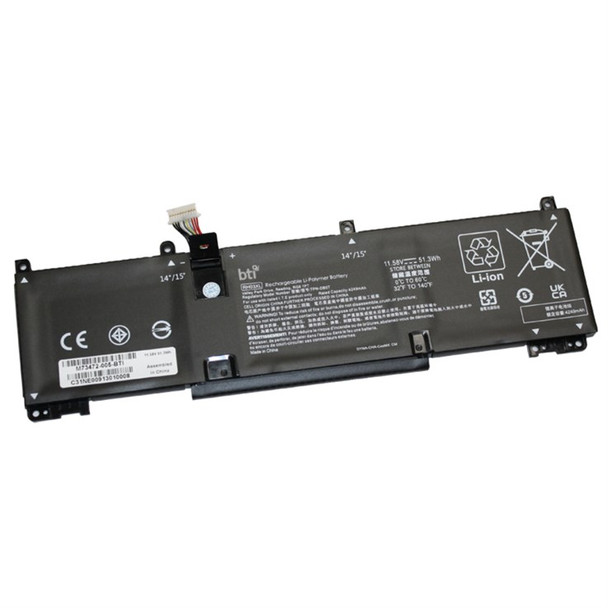 BTI 719Q2AV compatible 51.3Wh 3-cell battery for HP ELITEBOOK 640 650G9 G10 PROB 719Q2AV-BTI