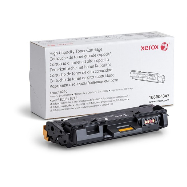 Xerox Genuine B205 / B210 / B215 Black High Capacity Toner Cartridge 3000 pages 106R04347