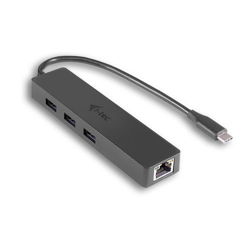 I-Tec Advance Usb-C Slim Passive Hub 3 Port + Gigabit Ethernet Adapter. Product C31GL3SLIM