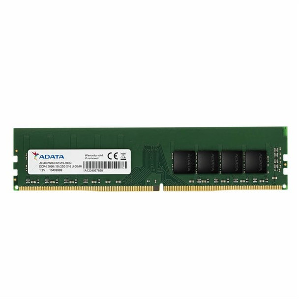 ADATA Premier Memory Module 4 GB 1 X 4 GB DDR4 AD4U26664G19SGN
