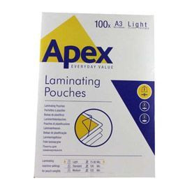 Fellowes Apex 6001901 A3 Pouch 100 6001901