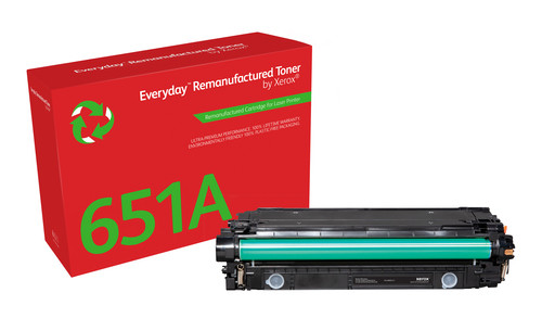 Xerox Everydayôäó Black Remanufactured Toner By Compatible With Hp 651A 650A 307 006R04147