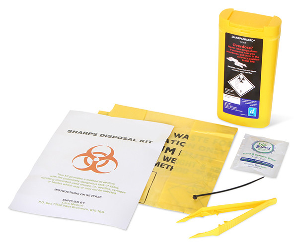 Sharps Disposal Kit Yellow Size 0.25L CM0667