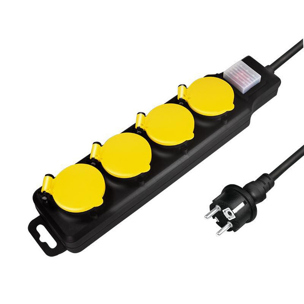 LogiLink LPS254 Power Extension 1.5 M 4 Ac LPS254