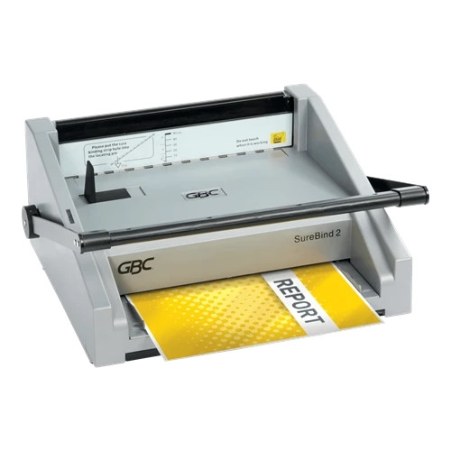GBC Surebind 2 Heavy Duty Manual Punch and Strip Binding Machine Capacity 500 A4 4410040