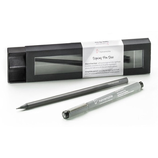 Hahnemuhle Signing Pen Duo Capped Gel Pen Black 2 Pcs 10640475