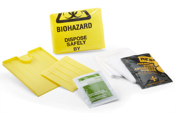 Response Body Fluid Clean Up Kit Yellow CM0620