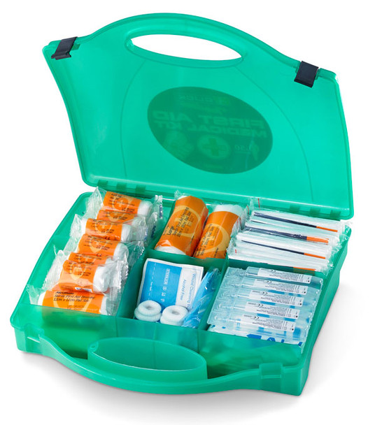 Click Medical 50 Person Trader First Aid Kit Green CM0250