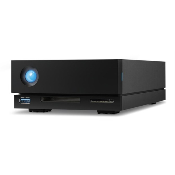LaCie 1big Dock External Hard Drive 10 TB 7200 RPM USB Type-A 3.2 Gen 1 3.1 Gen STHS10000800