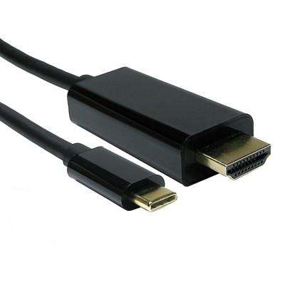 Usb C To Hdmi 4K 60Hz 1 Meter Black Data Cable USB3C-HDMI-1M