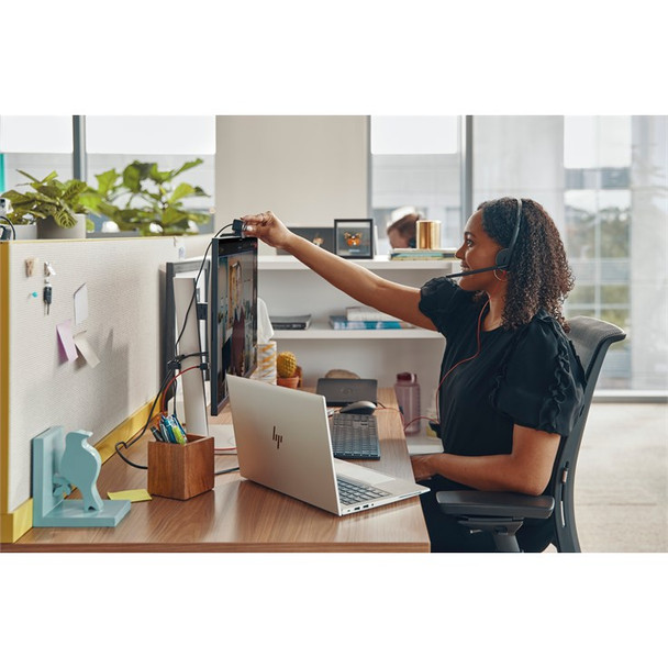 HP Poly Blackwire 3220 Stereo USB-C Black Headset +USB-C/A Adapter Bulk 8X2J9A6