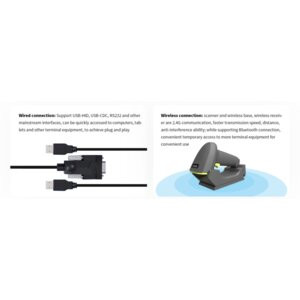 Access It J7 Bluetooth With Based/Sr 1D/2D With Base Station J7-3-SR3121G2-CWA
