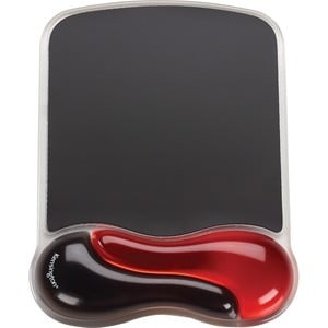 Kensington Duo Gel Mouse Pad Wrist Rest ��� Red. Width: 240 Mm Depth: 182 Mm. Pr 62402