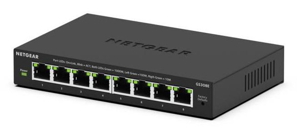 Netgear GS308E-400EUS Gs308E Managed L2/L3 Gigabit GS308E-400EUS